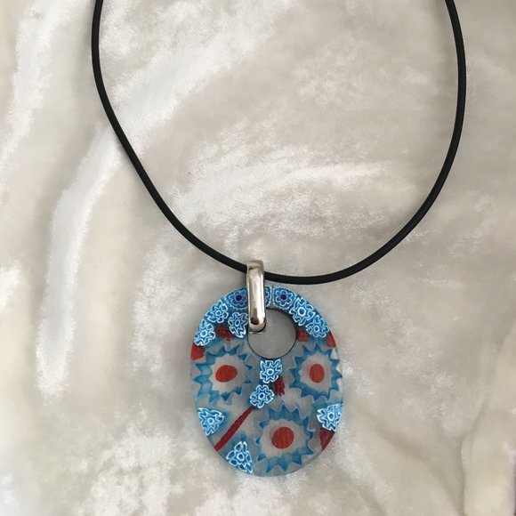 Beautiful unique venetian glass pendant - Picture 5 of 5